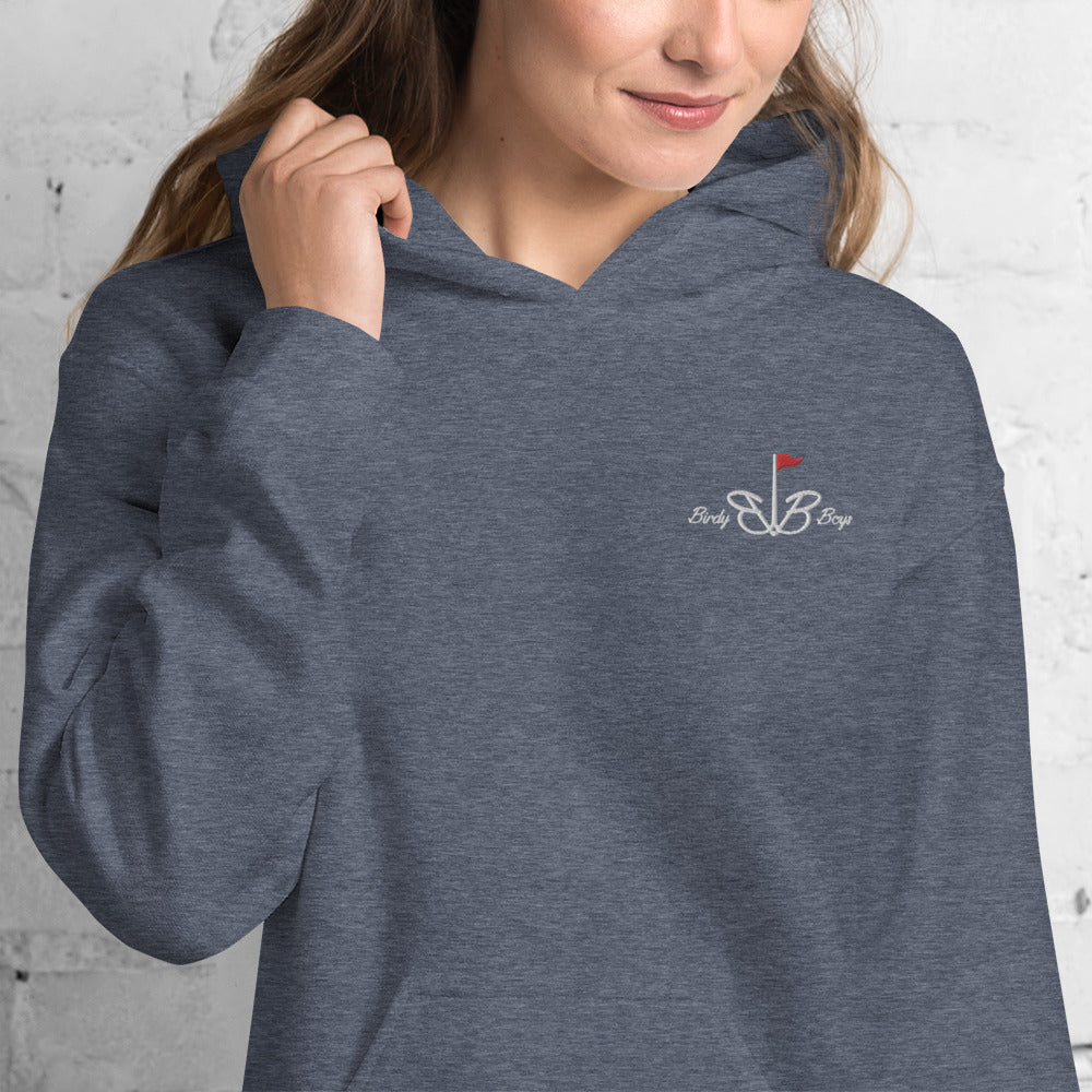 BirdyBoys Womens Long Logo Hoodie