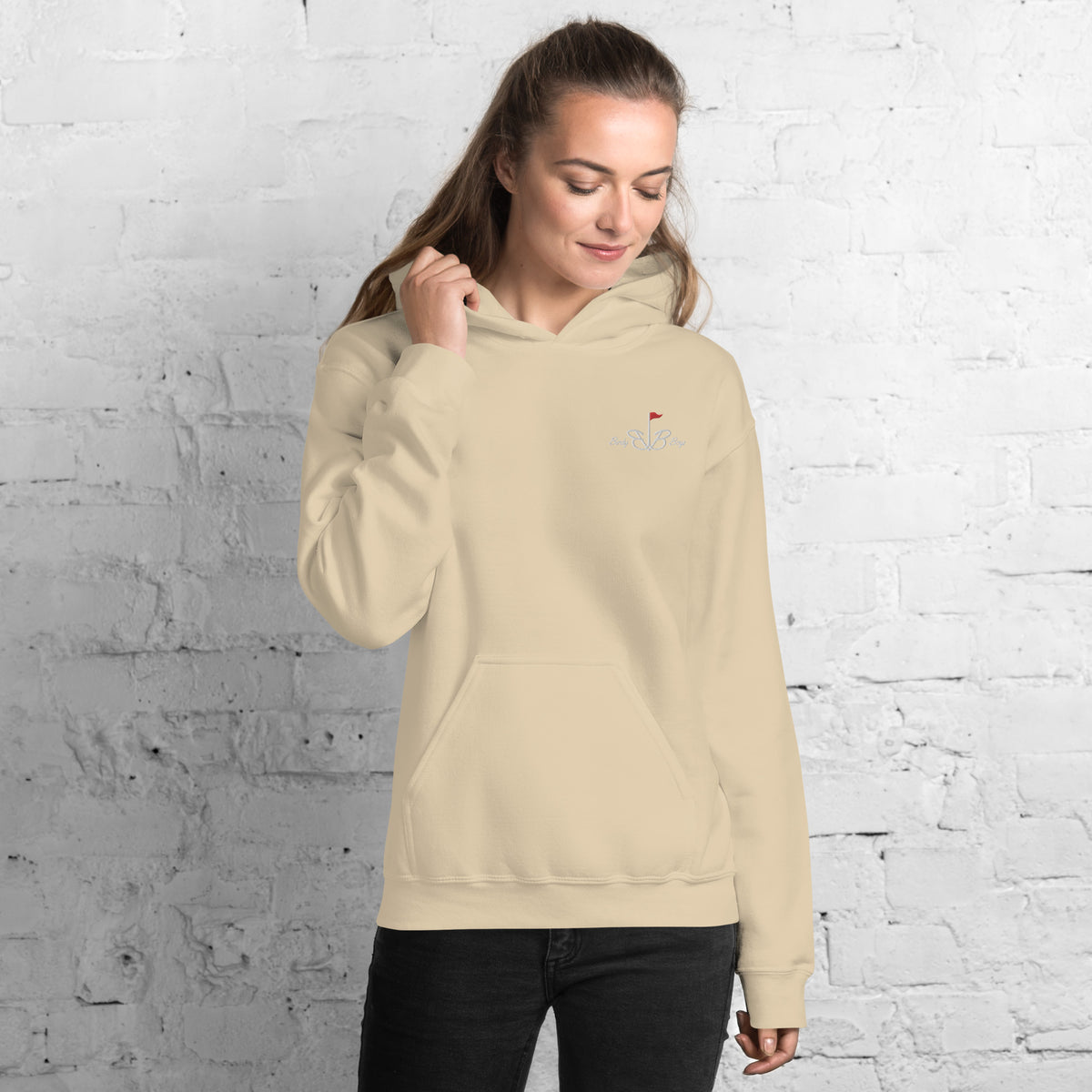 BirdyBoys Womens Long Logo Hoodie